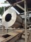 Rotary tube drum and stainless steel screw conveyor mixer for feed