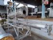 Rotary tube drum and stainless steel screw conveyor mixer for feed