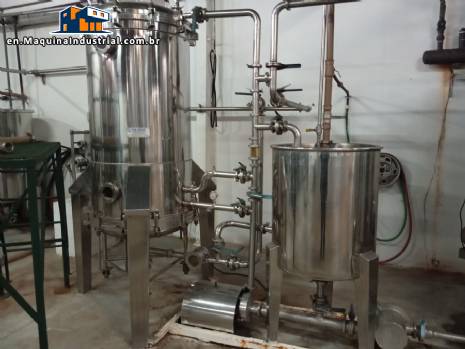 Zegla 6,000-liter stainless steel pre-cover filter