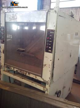 Chocolate enrobing machine