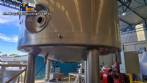 Stainless steel 304L jacketed mixing reactor tank, 5,000 liters, year 2020, Plurinox