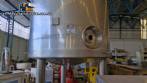 Stainless steel 304L jacketed mixing reactor tank, 5,000 liters, year 2020, Plurinox