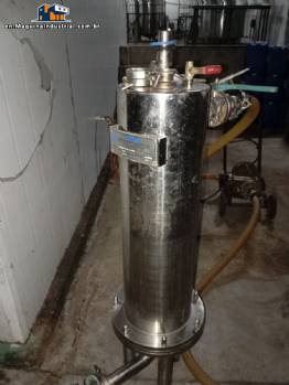 Stainless steel membrane cartridge filter for Zegla wine