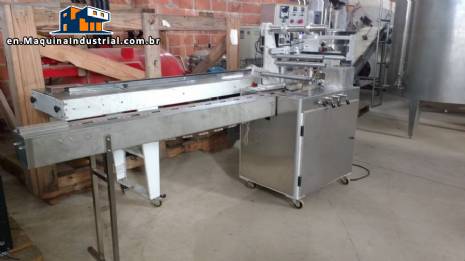 Flow pack wrapping machine Milpack