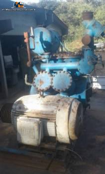 Compressor with 125 hp Madef