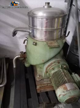 Stainless steel centrifuge separator for concentrating essential oils Westfalia