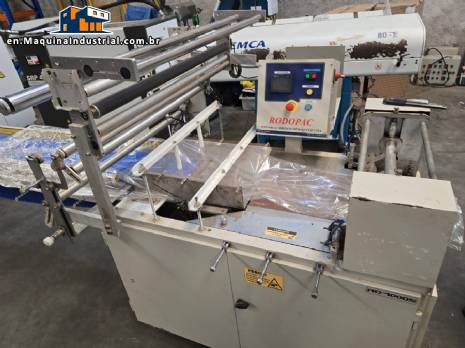 Flowpack packaging machine for hamburger buns and hot dogs, Rodopac