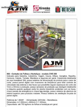 Industrial vegetable and vegetable cutter 750 kg AJM