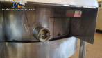 Stainless steel jacketed tank for melting chocolate 170 liters