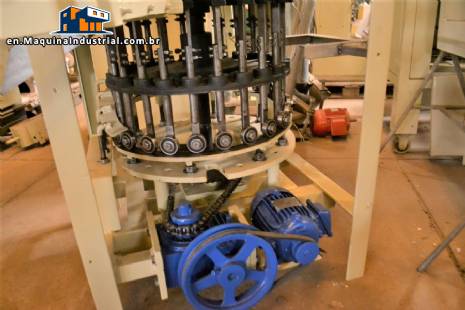 Automatic square paçoca press 24 cavities Automatic square paçoca press 24 cavities