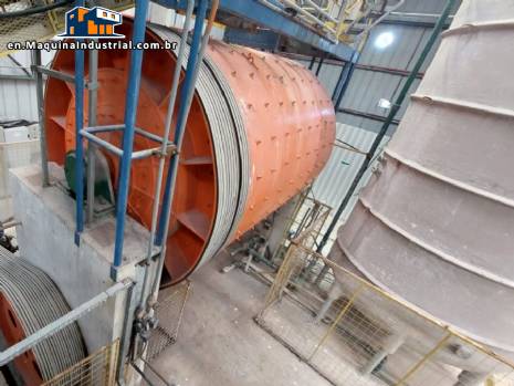 Ball mill 26m³ 125 HP Ball mill 26m³ 125 HP