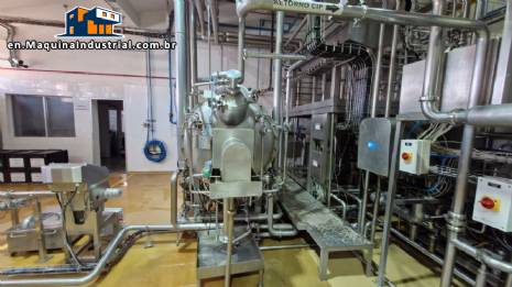 Complete industrial plant for the production of food products such as sauces, beverage concentrates, syrups, toppings, condiments, and cosmetics. Complete industrial plant for the production of food products such as sauces, beverage concentrates, syrups, toppings, condiments, and cosmetics.