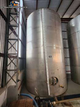 Stainless steel storage tank 32,000 liters Stainless steel storage tank 32,000 liters